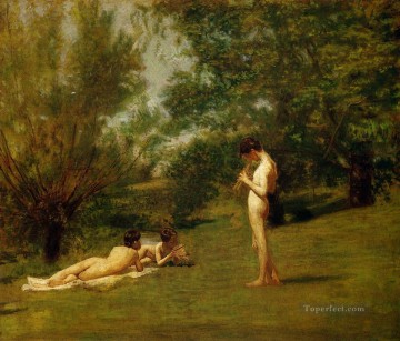 Arcadia Realismo Thomas Eakins desnudo Pinturas al óleo